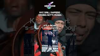 NYC Drill Rappers Dissing Notti Osama🕊️😳🤯 [upl. by Wauters]