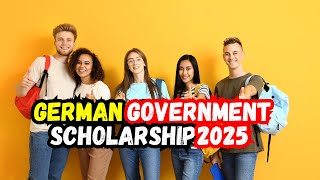 How to apply for German Government Scholarship 2025 [upl. by Rovelli]