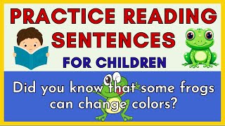 PRACTICE READING SENTENCES  S2  Reading at Home  Reading amp Vocabulary Skills [upl. by Oicnecserc]