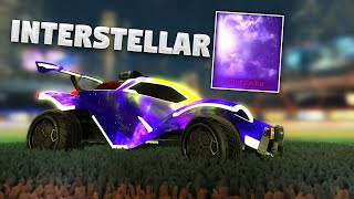 All Painted INTERSTELLAR Black Market Decals On Rocket League [upl. by Miarzim]