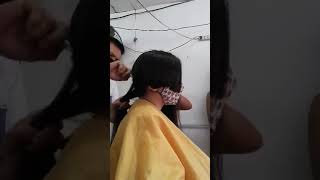 thick long hair cut off to sell longtoshort shorthaircuts pixiehaircut hairseller [upl. by Sutit]