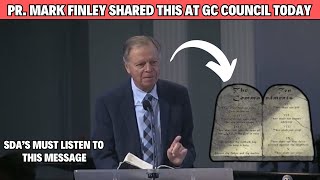 Pr Mark Finley shared this message at GC annual council today [upl. by Yssej]