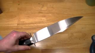 Nick Wheeler forged fighting Bowie knife Joe Paranee Project 2 Prototype [upl. by Etessil430]