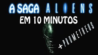 🔴 Todos os filmes dos Aliens em 10 minutos  e Prometheus  Tudo o que você precisa saber [upl. by Ihcego199]