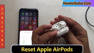 How to Factory Reset AirPods Pro Airpods 1 Airpods 2 Hard Reset Your Apple Airpods [upl. by Orfurd]