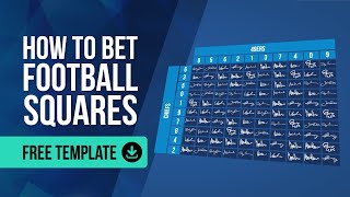 How to Bet Football Squares  Game Rules Best Numbers and FREE Template [upl. by Aydni]