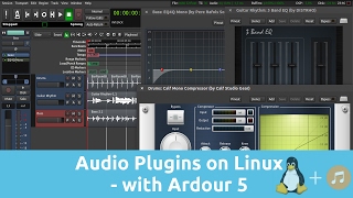 Audio Plugins on Linux  with Ardour 5  Tutorials [upl. by Nivre]