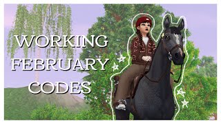 All Working February Codes Of 2024  Star Stable Online [upl. by Anaitak]