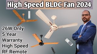 Top 5 Best High Speed BLDC Ceiling fan in 2024 Havells Fan Crompton fan Orient electric fans [upl. by Naryt]