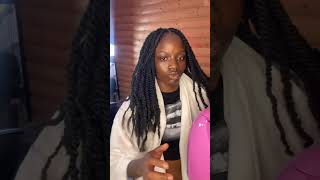 DIY Invisible locs over real locs locs hairtutorial diy tutorials loctutorial invisiblelocs [upl. by Dysart]