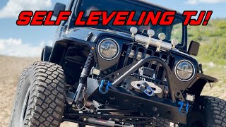 Jeep Wrangler TJ LEVELIT Test New Technology by ORI Struts [upl. by Nebe]