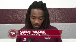 NCCU FOOTBALLS ADRIAN WILKINS CFPA ALLAMERICAN TEAM PRESENTATION [upl. by Geaghan]