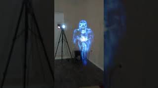 Projecting A Ghost Onto Vapor From A Fog Machine [upl. by Eveineg]