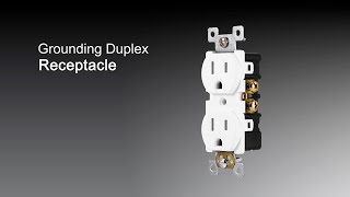 54308 54263 GE Grounding Duplex Receptacle  Installation [upl. by Sainana]