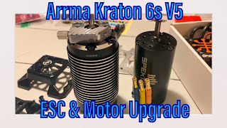 Arrma Kraton 6s V5 ESC and Motor Upgrade [upl. by Erdda]