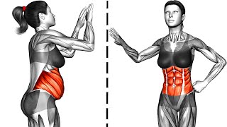 Standing Flabby Stomach Workout [upl. by Aneela]