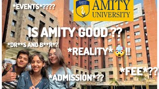 All about AMITY UNIVERSITY NOIDA 🎓✨ College review Fees 💸  Admission Hostels and much more 🎓✨ [upl. by Gladdie713]