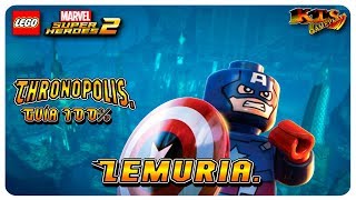 LEGO Marvel Super Heroes 2 Chronopolis 12 Lemuria Guía 100 [upl. by Oinotla]