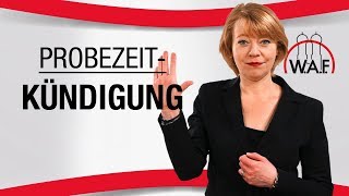 Was ist eine Probezeitkündigung Grundbegriffe der Kündigung einfach erklärt  Betriebsrat Video [upl. by Kalli]