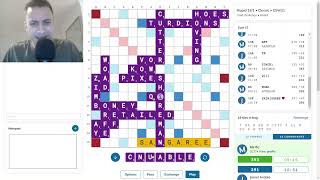 Scrabble game with commentary no463 [upl. by Ahsenar]