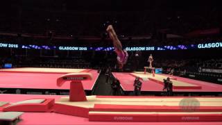 BILES Simone USA  2015 Artistic Worlds  Qualifications Vault 2 [upl. by Yaluz580]