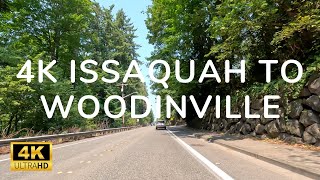 4K Drive From Issaquah to Woodinville  Washington USA [upl. by Yecaw]