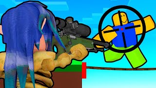 SNIPERS VS RUNNERS ROBLOX BEDWARS [upl. by Ebenezer]