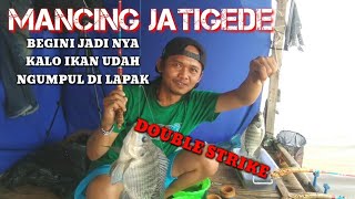 Mancing jatigede begini jadinya kalo ikan sudah ngumpul di lapak banyak umpan yang di sambar neter [upl. by Laveen397]