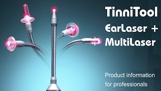 Tinnitusringing in the ear TinniTool EarMultiLaser for distributors and professionals english [upl. by Ayres]