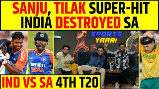 🔴INDIA vs SA SANJU SAMSON TILAK VERMA DESTROYED SOUTH AFRICA IN THEIR OWN BACKYARD [upl. by Josie577]