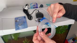 Marina 50 Air Pump for Aquariums upto 60 Litre  accessories unboxing and instructions [upl. by Offen]