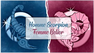 Homme Scorpion ♏ Femme Bélier ♈ Compatibilité Astrologique Amoureuse [upl. by Nylcsoj]