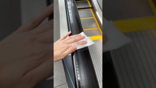 escalator sanitizer lifehacks [upl. by Laitselec689]