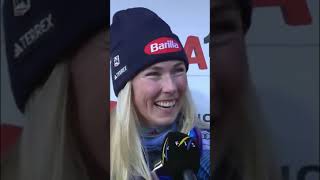 Mikaela Shiffrin bruh mikaelashiffrin alpineskiing olympics goat [upl. by Neeron]