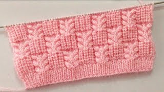 Very Pretty Stitch Pattern For Ladies CardiganBlanket [upl. by Atiral797]