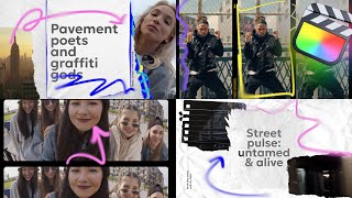 Street Culture Modular Template for Final Cut Pro — MotionVFX [upl. by Kanya]