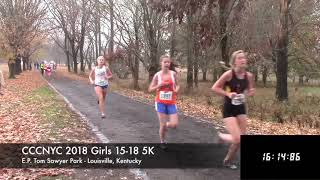 CCCNYC 2018 Girls 15 18 5K [upl. by Dowzall]