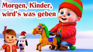 Morgen Kinder wird’s was geben 🎁 Weihnachtsklassiker zum Mitsingen und Freuen  Sing mit 🌄 [upl. by Yhtomit]