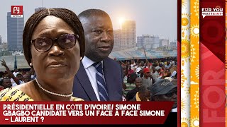 Présidentielle en Côte dIvoire Simone Gbagbo candidateVers un face à face Simone  Laurent [upl. by Maridel]