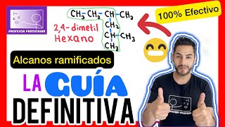 ✅​ALCANOS Ramificados EJERCICIOS Resueltos 𝘼𝙥𝙧𝙚𝙣𝙙𝙚 𝙚𝙣 3 𝙋𝙖𝙨𝙤𝙨 𝙘𝙡𝙖𝙫𝙚 😎​🫵​💯​ Química Orgánica [upl. by Aicemak]