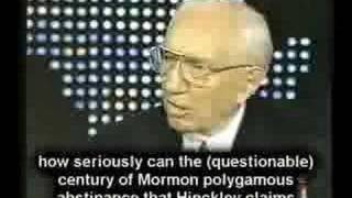 Is Mormon Prophet Hinckley Lying on Larry King [upl. by Suruat83]