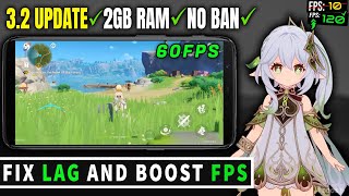 Genshin Impact 32 Lag Fix amp Boost FPS On Any Android  Super Smooth Config File for Low End Devices [upl. by Myrvyn172]