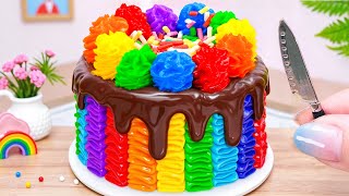 Top Amazing Sprinkle Buttercream Cake 🍉💖 Yummy Rainbow Chocolate Cake Recipes 🌈🩷 Petite Mastery [upl. by Nylrak]