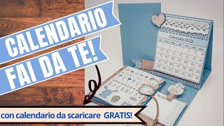 COME FARE UN CALENDARIO FAI DA TE  VIDEOTUTORIAL PASSO PASSO [upl. by Einaffyt]