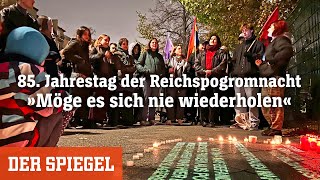 85 Jahrestag der Reichspogromnacht »Möge es sich nie wiederholen«  DER SPIEGEL [upl. by Nari518]