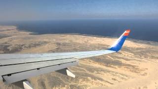 landing at the airport marsa alam [upl. by Elleinaj375]