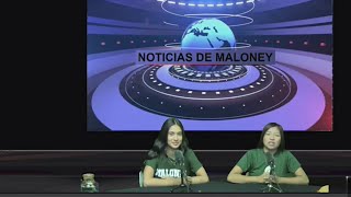 Maloney High School students in Meriden run Spanish language newscast [upl. by Ycrad]