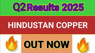 HINDUSTAN COPPER Q2 results 2025  HINDUSTAN COPPER results today  HINDUSTAN COPPER Share News [upl. by Hacissej551]