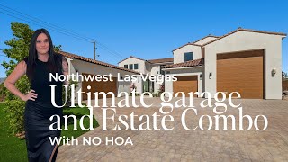 Northwest Las Vegas Ultimate Garage and Estate Combo with NO HOA [upl. by Devinna]