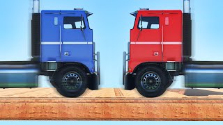 MILE HIGH TRUCKS VS TRUCKS GTA 5 Funny Moments [upl. by Im]